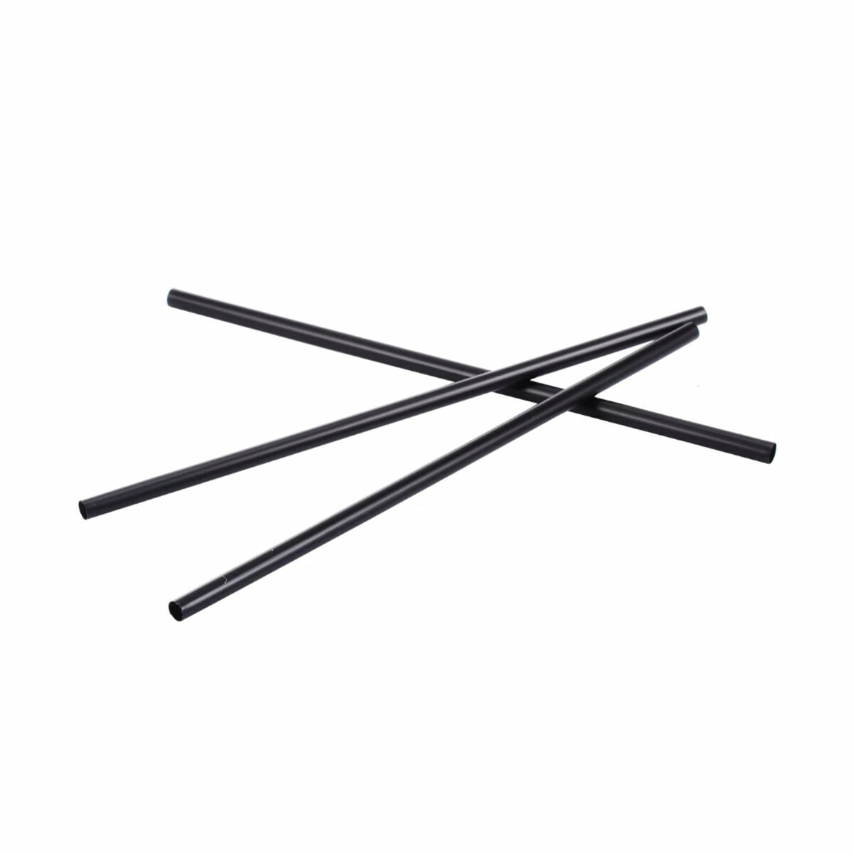 Reusable Straws Algon Black Plastic 36 Units 22 cm 6 mm