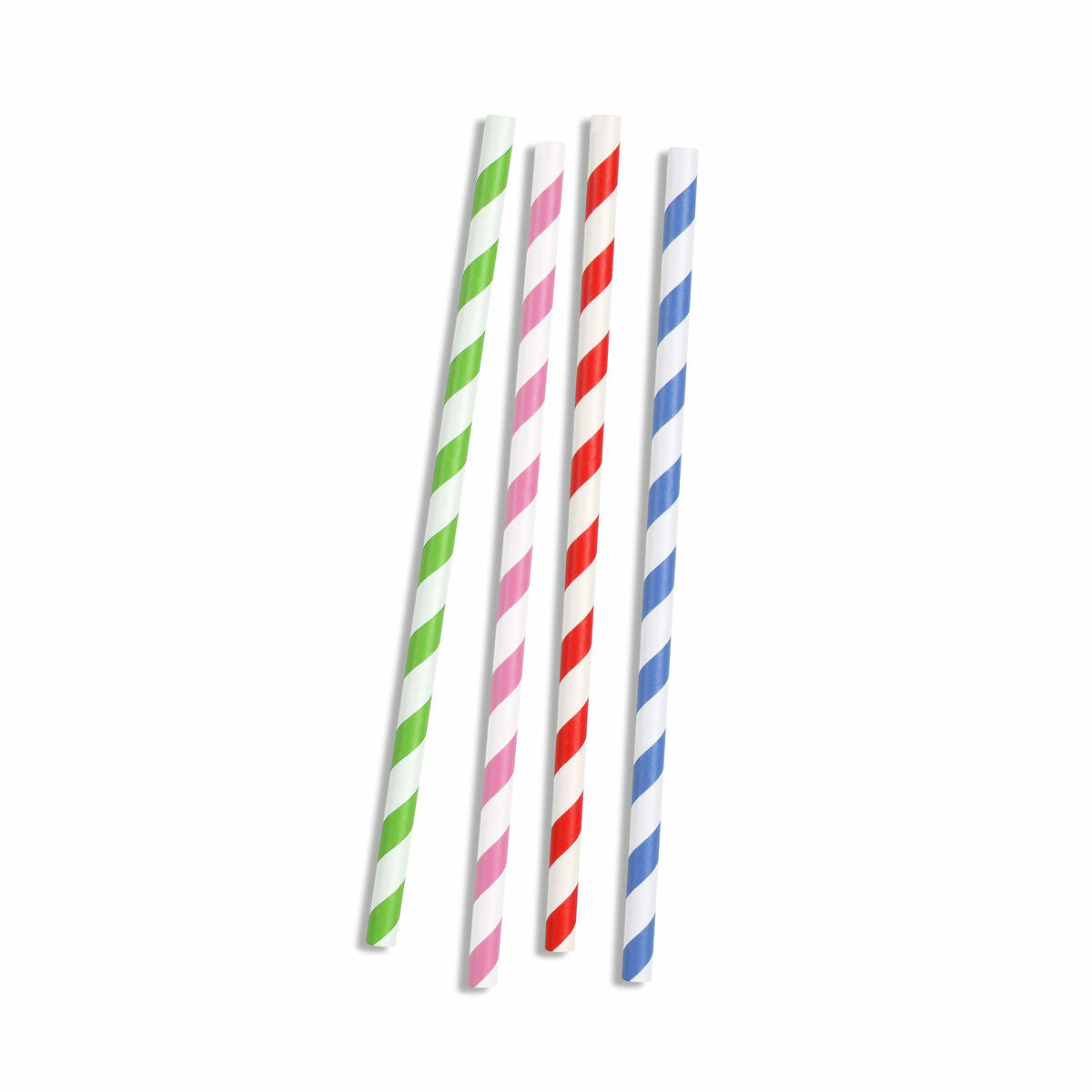 Straws Algon Cardboard Multicolour 25 Pieces 24 Units