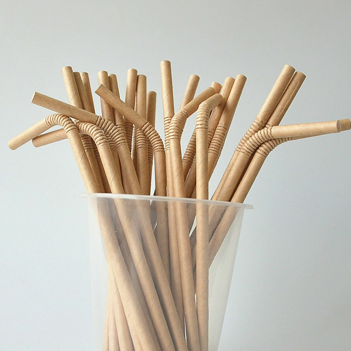 Straws Algon kraft paper 25 Pieces 24 Units