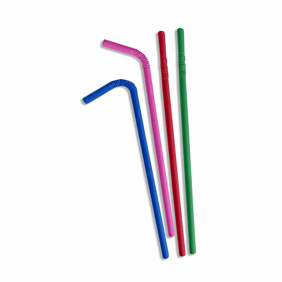 Straws Algon Cardboard Multicolour 25 Pieces 24 Units