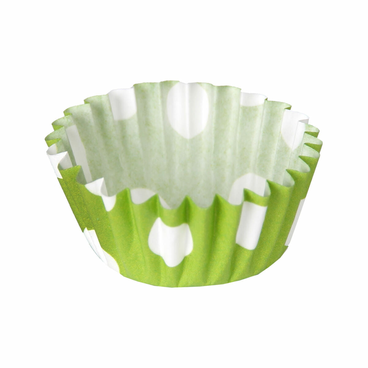 Muffin Tray Algon Green Spots Disposable (24 Units)