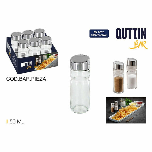 Spice Rack Quttin Bar 50 ml (6 Pieces) (12 Units)