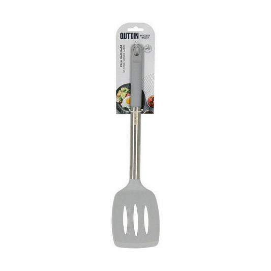 Kitchen Spatula Quttin Grey Silicone Steel 36 x 8,5 cm (24 Units)