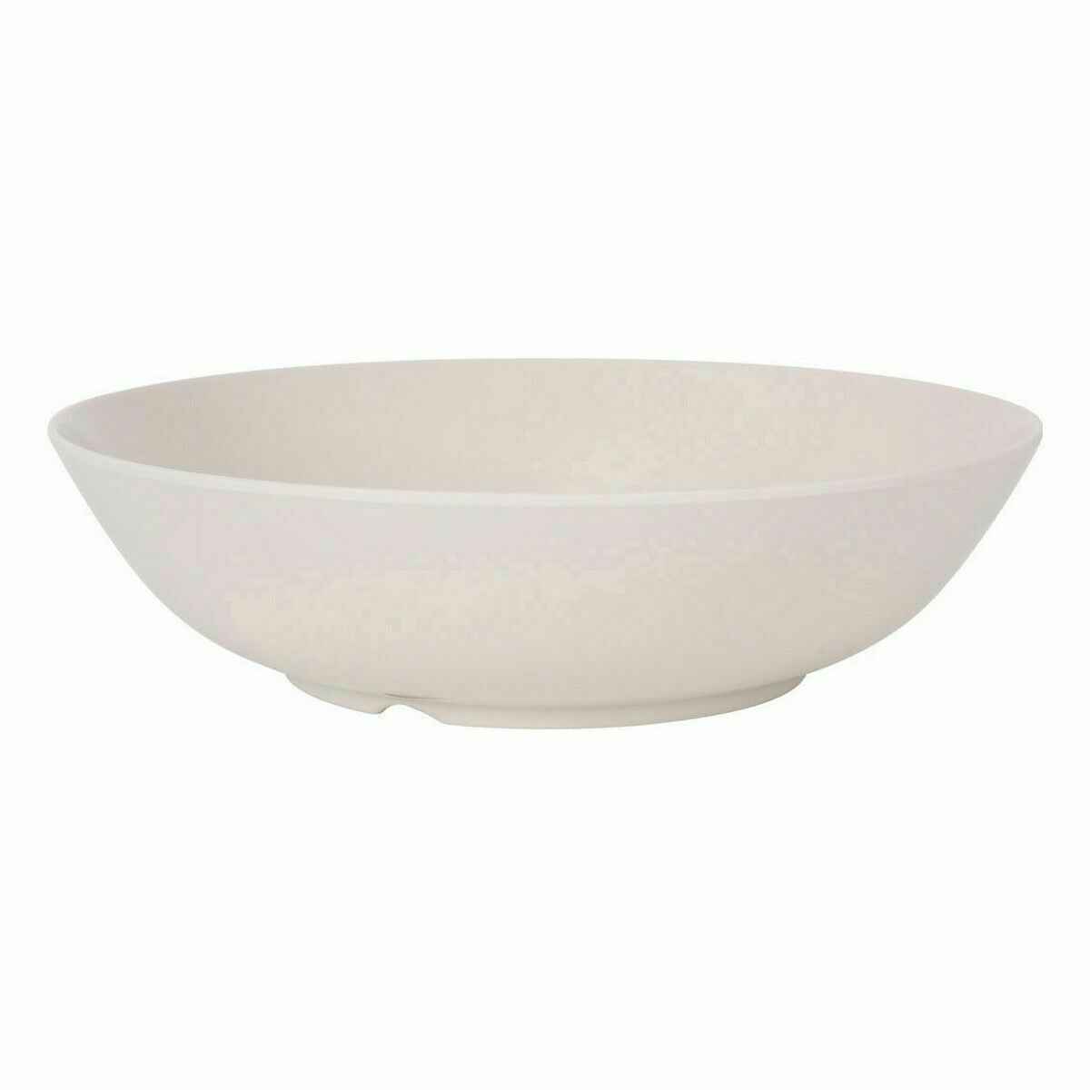 Salad Bowl La Mediterránea Melamin White Shine 25 x 6,5 cm (12 Units)