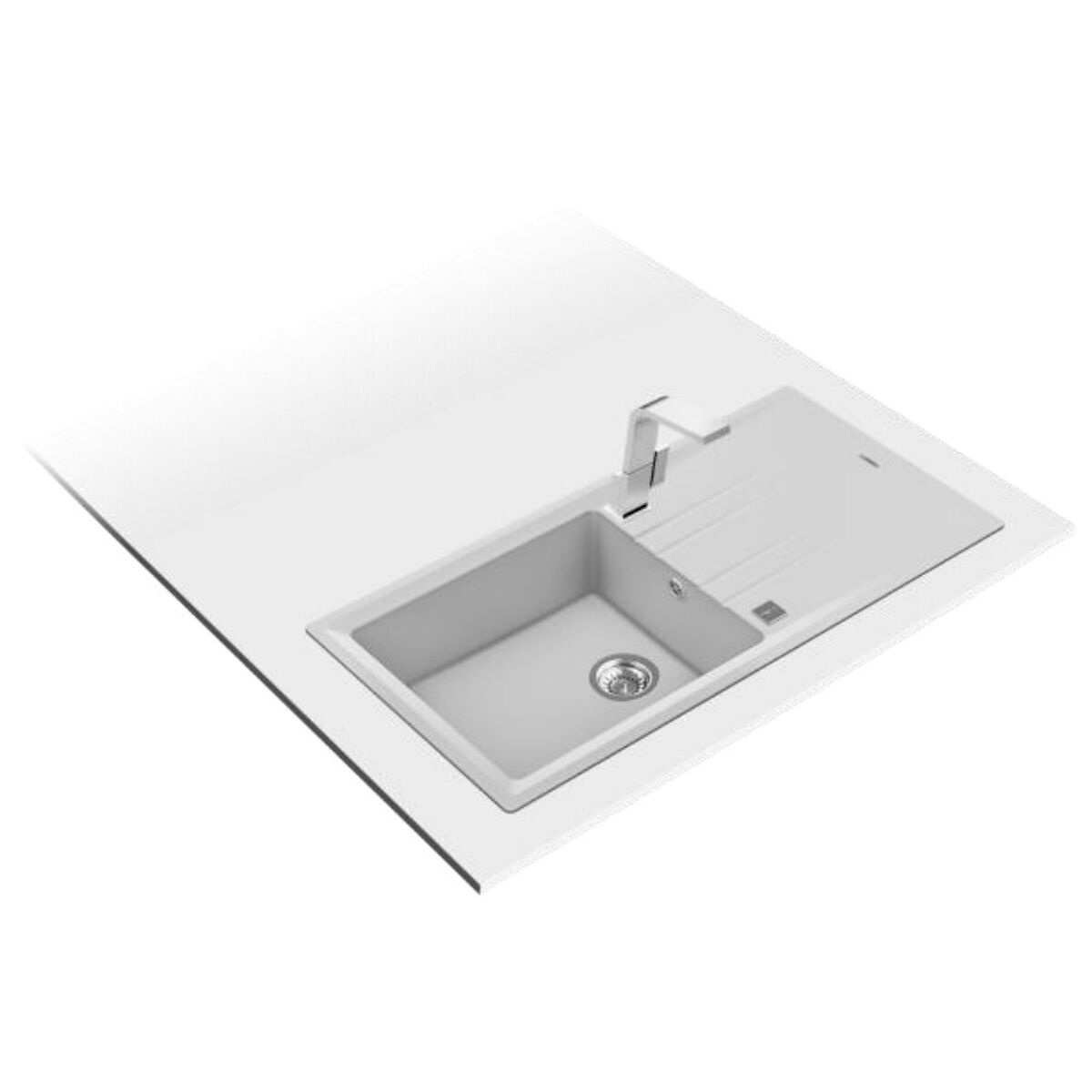 Sink with One Basin Teka Stone 60 L-TG 1C 1E