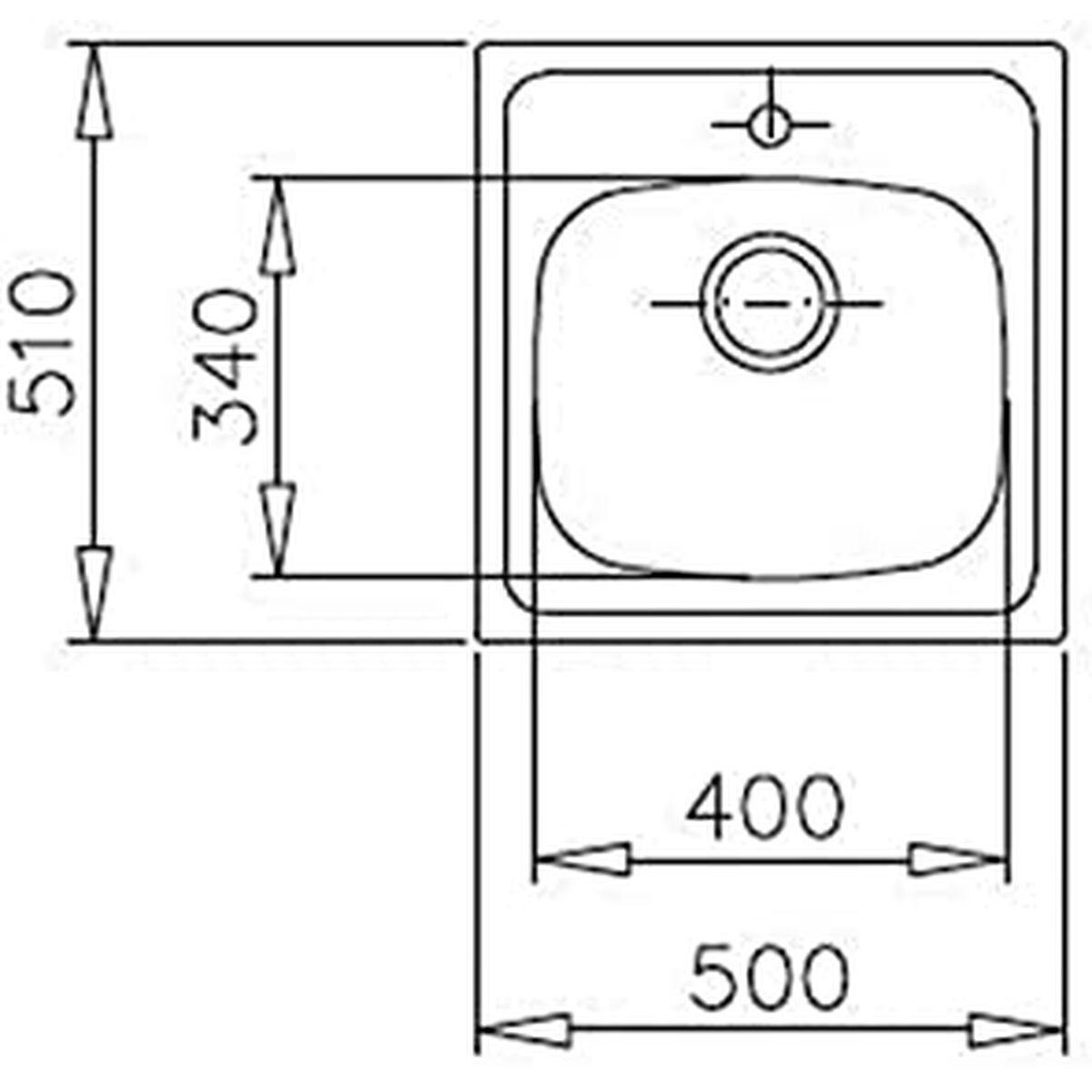 Sink with One Basin Teka STARBRIGHT 50 E-XP 1C