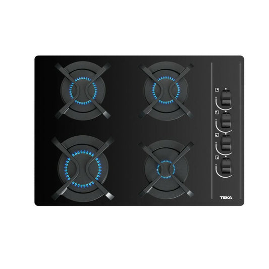 Gas Hob Teka Teka | Placa Cristal Gas 60 cm 7300 W