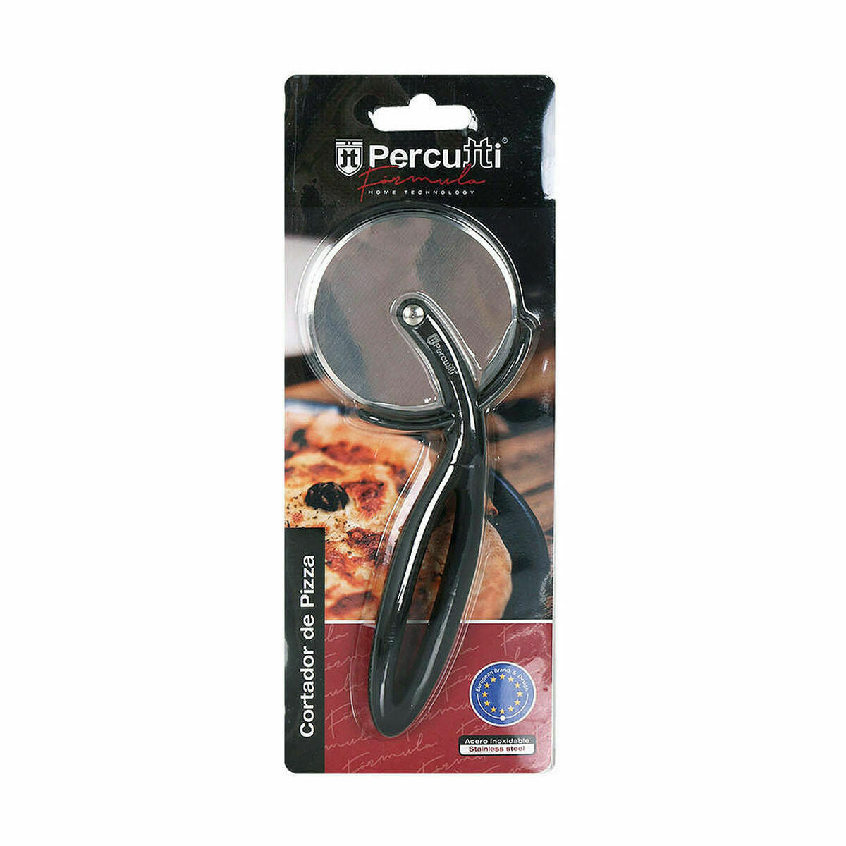 Pizza Cutter Percutti Formula Black (4 Units)