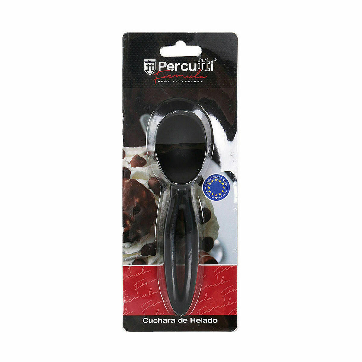 Ice cream Spoon Percutti Formula Black (4 Units)