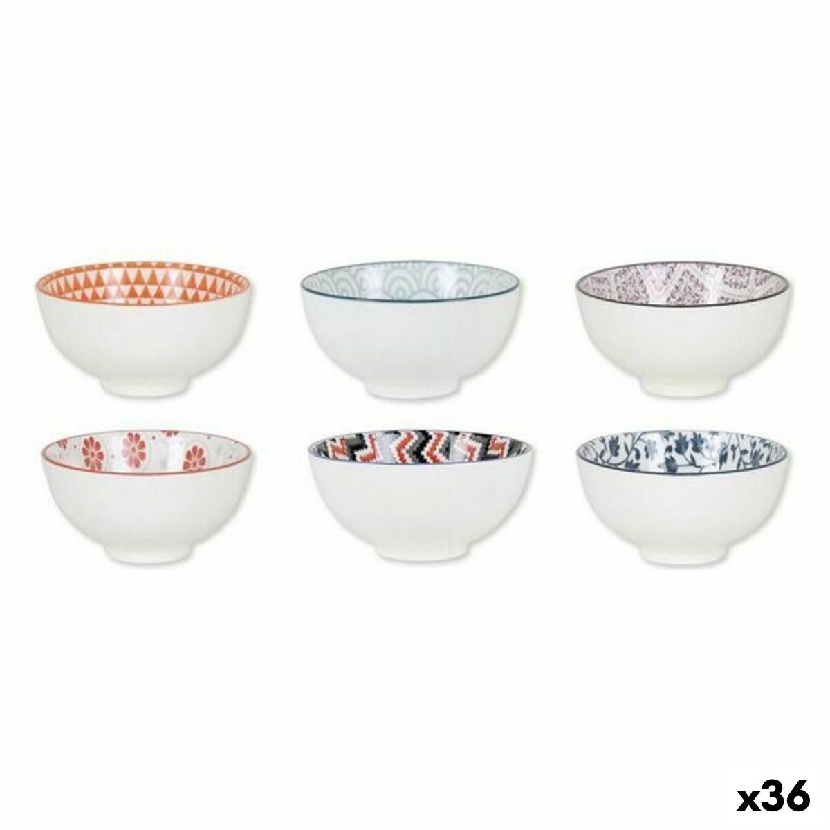 Bowl La Mediterránea Hiromi Porcelain (36 Units) (ø 11 x 5,8 cm)