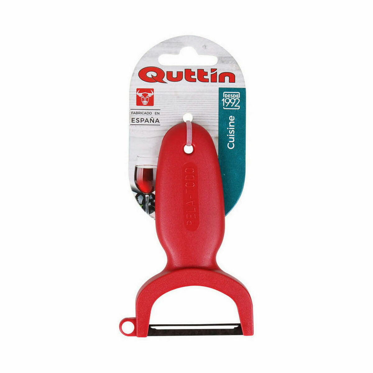 Peeler Quttin Quttin Plastic 11 x 6,5 x 1 cm (24 Units)