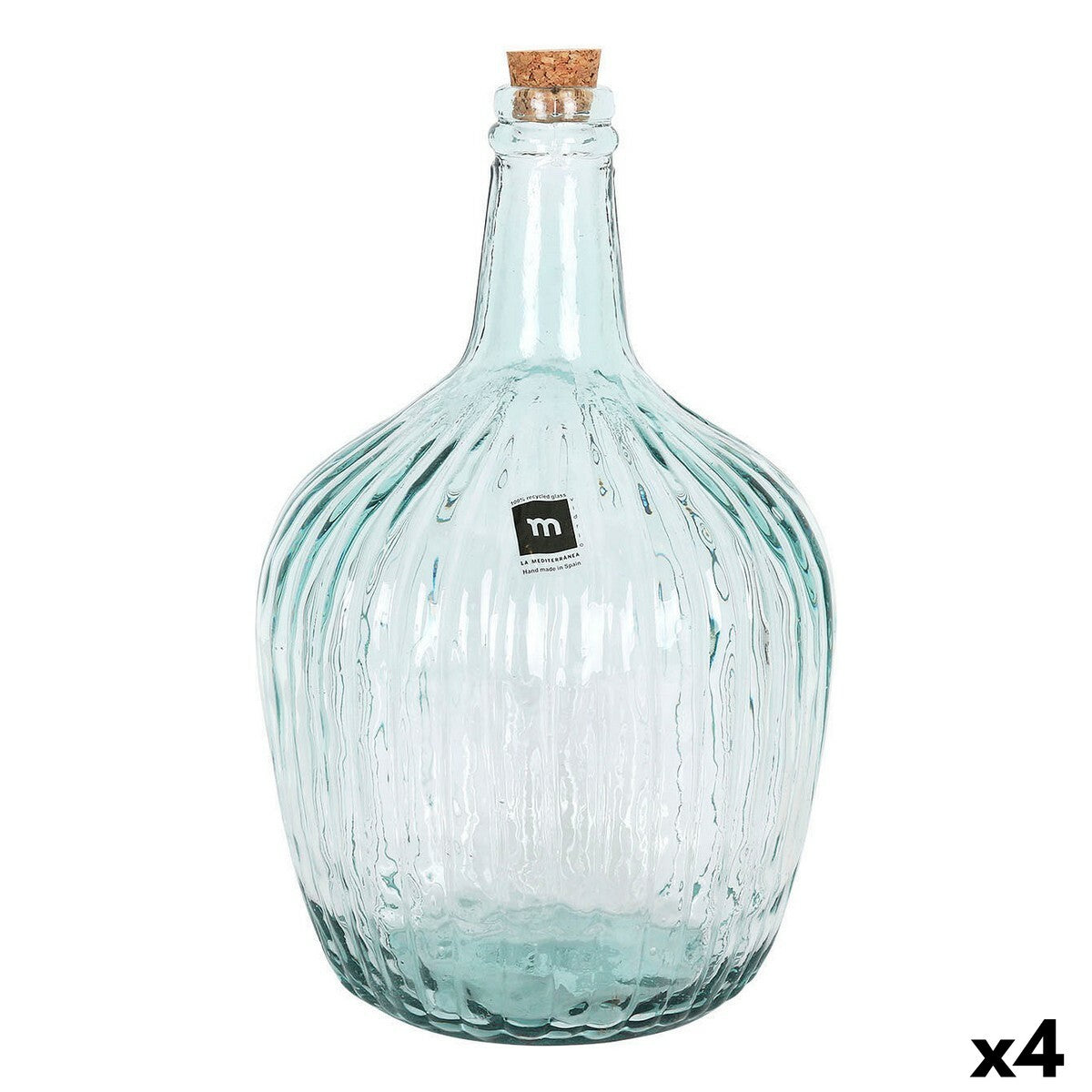 Water Jug La Mediterránea Apple 4 L Glass