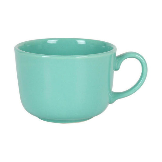 Cup Green 500 ml Ceramic (12 Units)