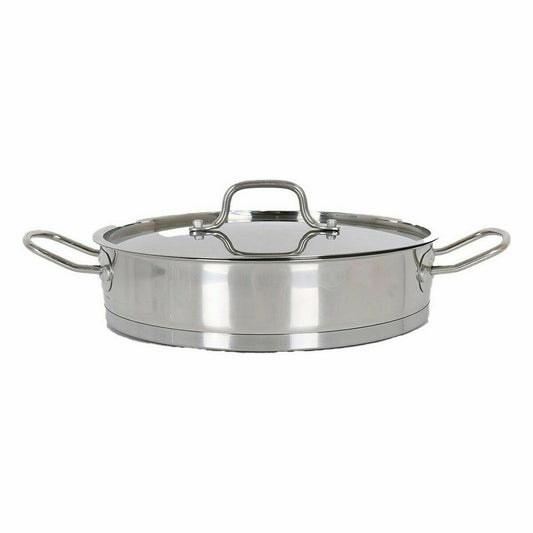 Casserole with glass lid Quttin 6 L Ø 32,8 cm (2 Units)