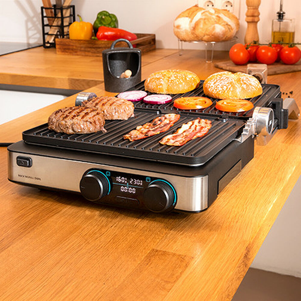 Electric Barbecue Cecotec Rock’n Grill Dual 2000 W