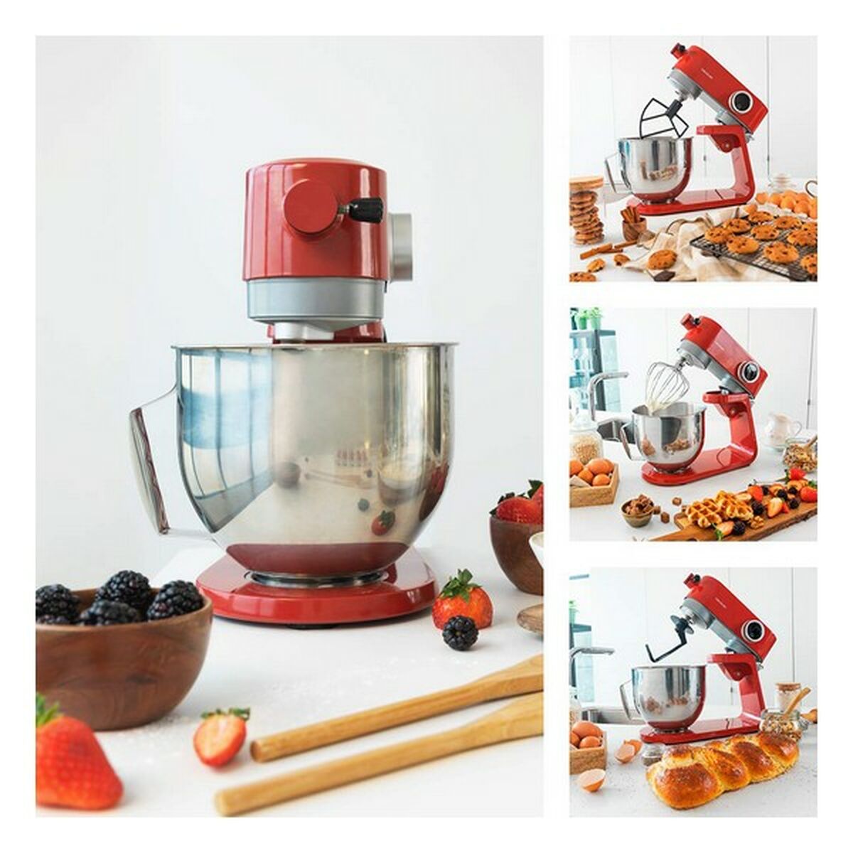 Blender/pastry Mixer Cecotec Twist&Fusion 4000 Luxury Red