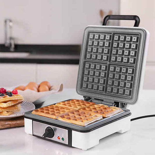 Waffle Maker Cecotec Fun Gofrestone 4Inox 1200 W