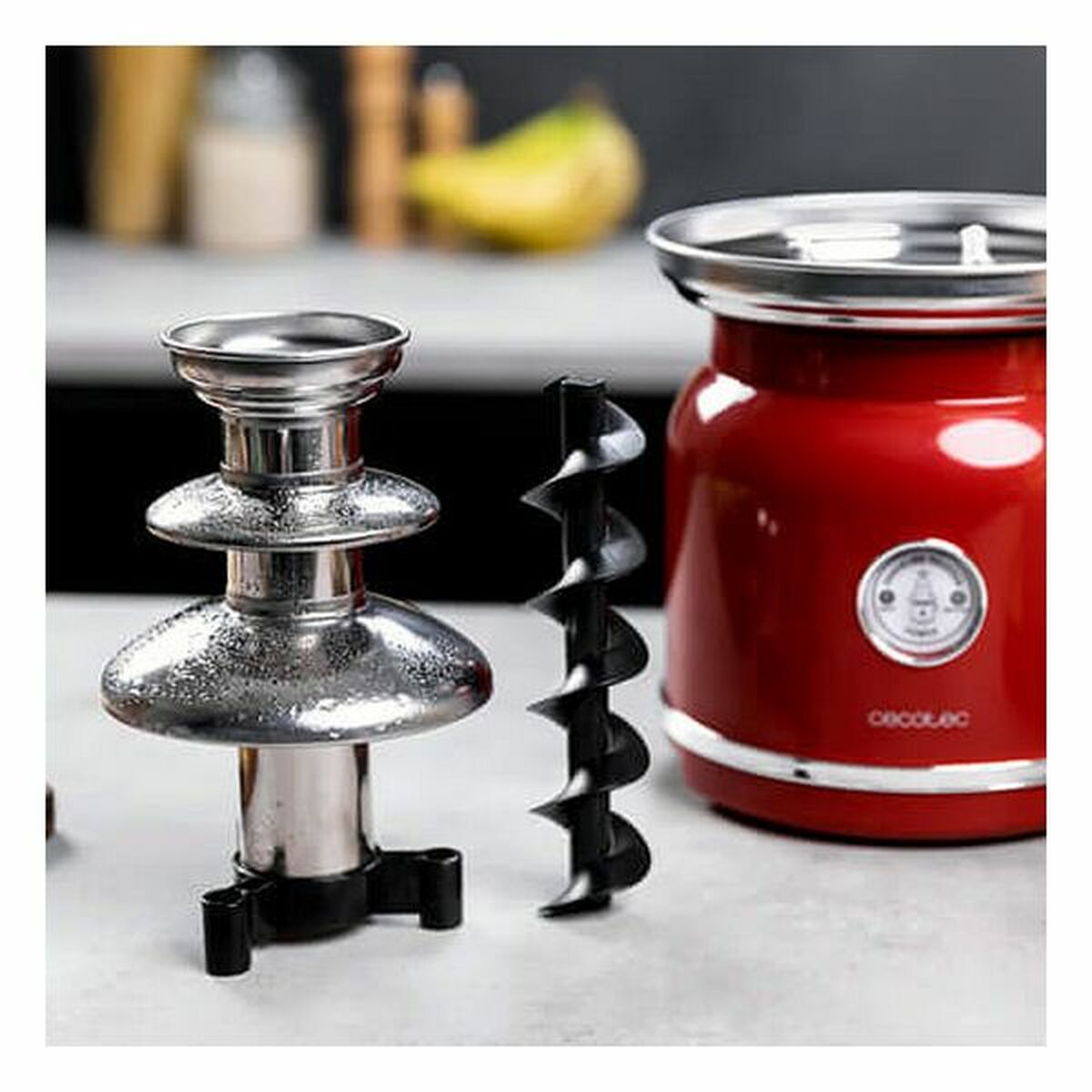 Chocolate fountain Cecotec Fun Chocolicious 90 W Stainless steel