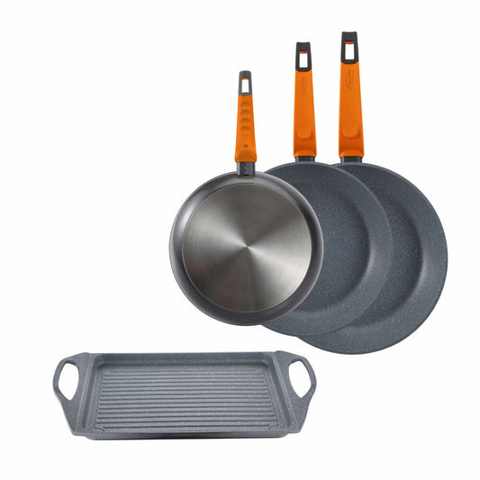 Set of pans San Ignacio cookware Lava Plastic Toughened aluminium (4 pcs)