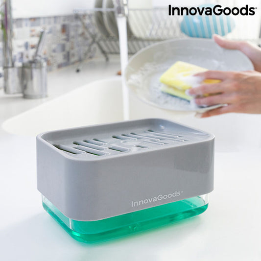 2-in-1 Soap Dispenser for the Kitchen Sink Pushoap InnovaGoods