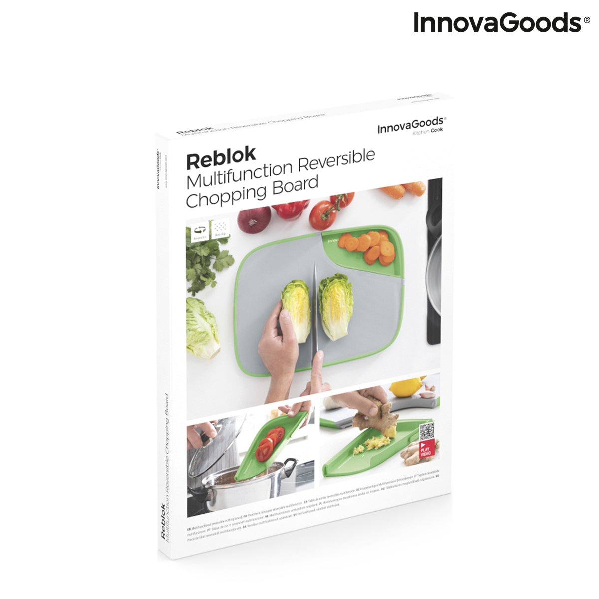 Reversible Multifunctional Chopping Board Reblok InnovaGoods