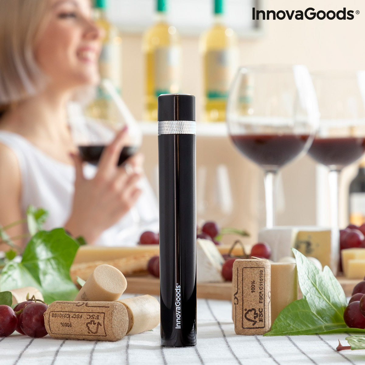 Air Pressure Corkscrew for Wine Dewino InnovaGoods