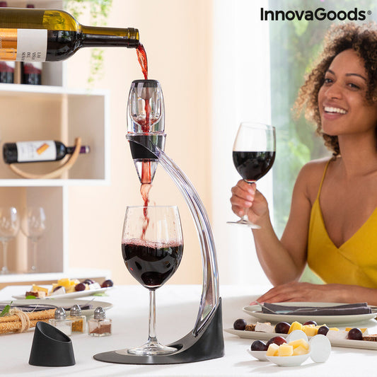 Professional Wine Aerator with Tower Stand and Non-Drip Base Winair InnovaGoods