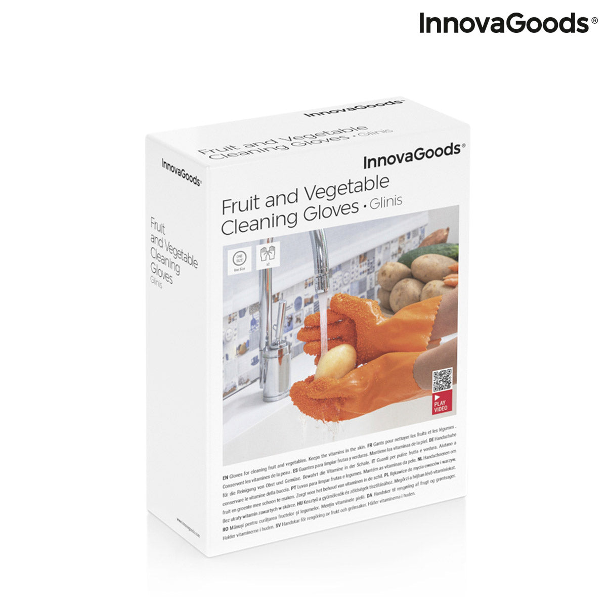 Fruit and Vegetable Cleaning Gloves Glinis InnovaGoods