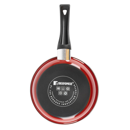 Set of Frying Pans Bergner CLASSIQUE Red Steel 2 Units