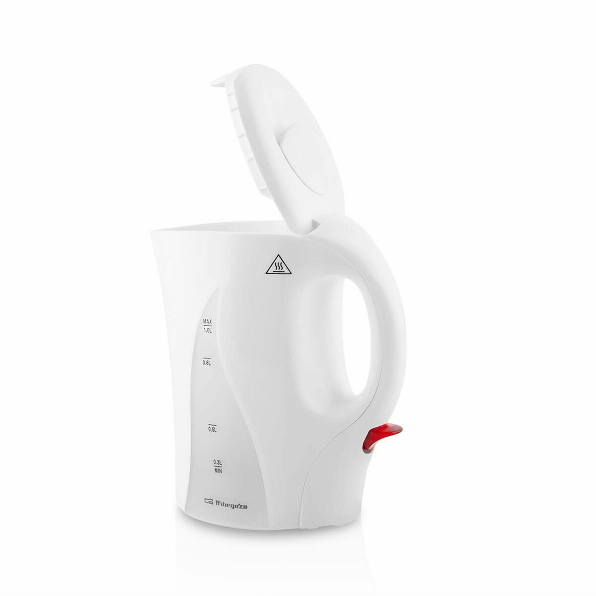 Kettle Orbegozo KT 4100 White Steel 1000 W 1 L