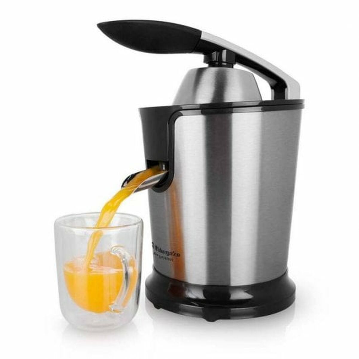 Electric Juicer Orbegozo EP-4200 Black Black/Silver 160 W 1 L