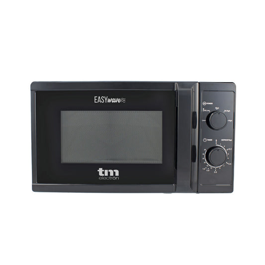 Microwave with Grill TM Electron Black 700 W 20 L