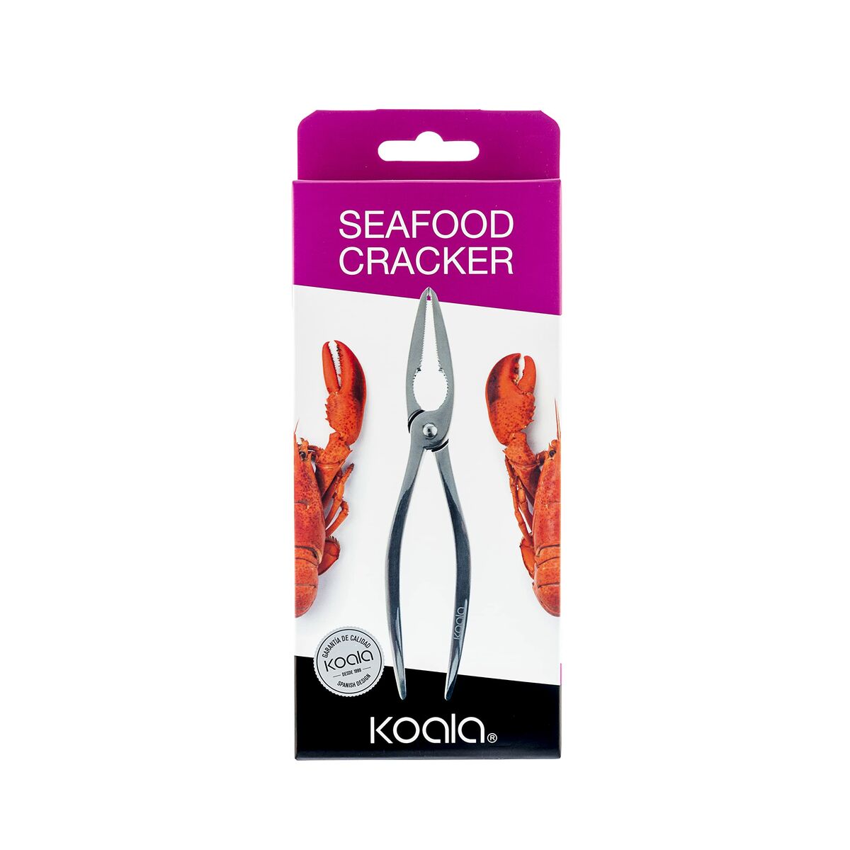 Seafood Tongs Koala Eco Friendly 20 x 4 x 1 cm Metal Steel