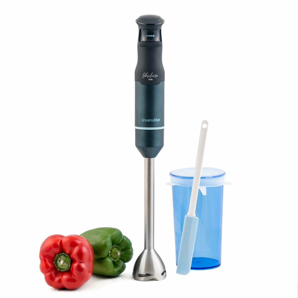 Hand-held Blender Universal Blue TWISTY PLUS Multicolour 1200 W