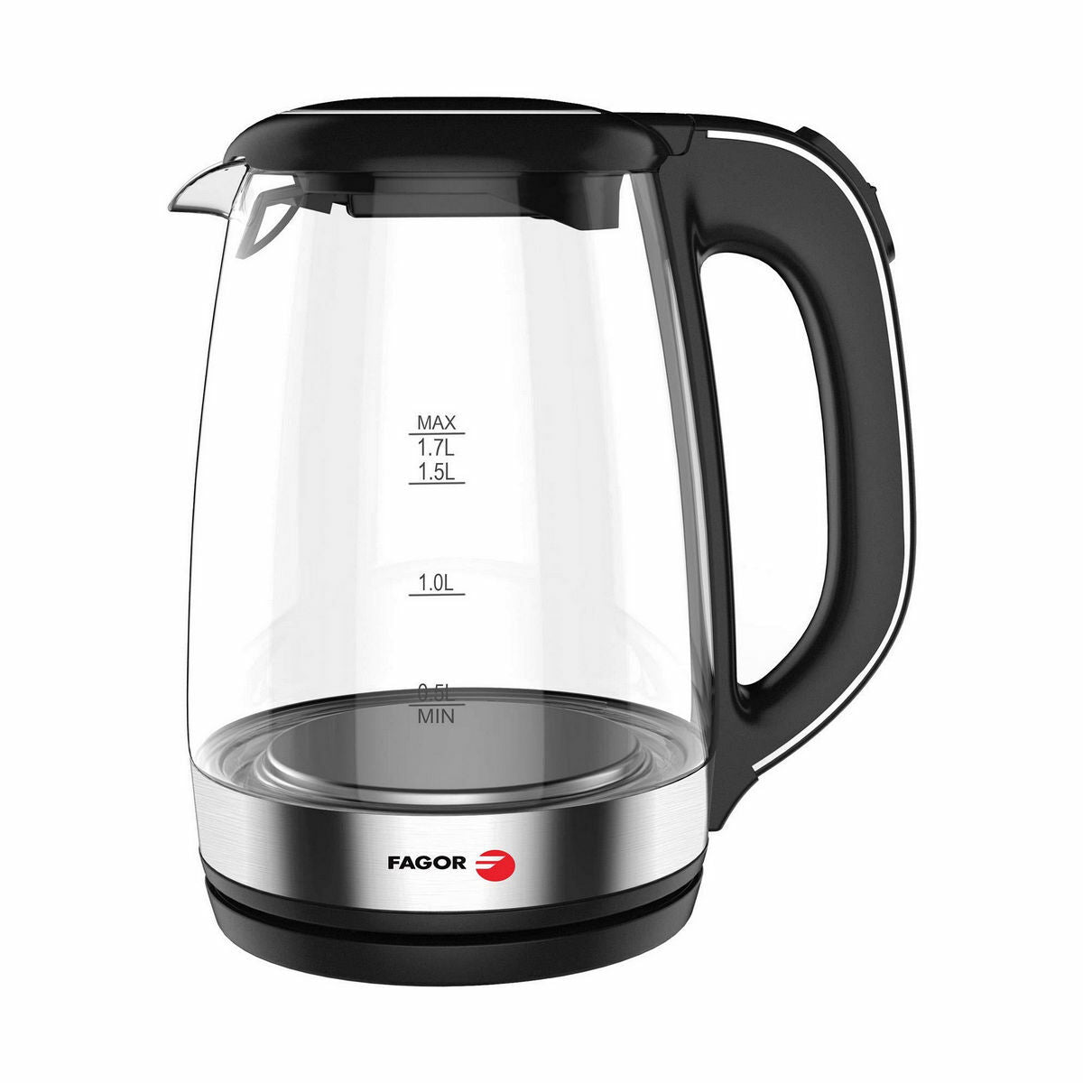 Kettle Fagor Black 2200 W 1,7 L