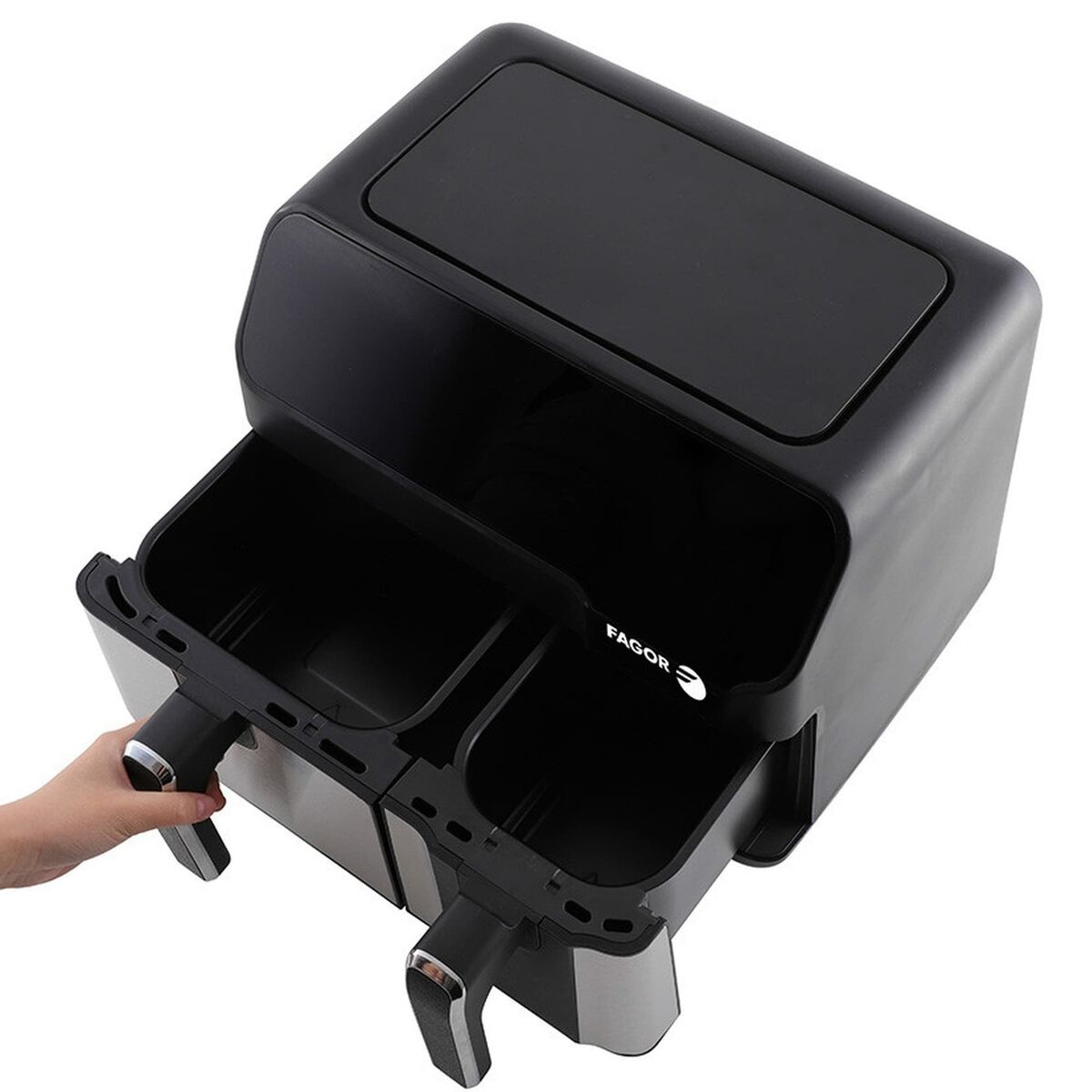 No-Oil Fryer Fagor FG5507 Black Grey