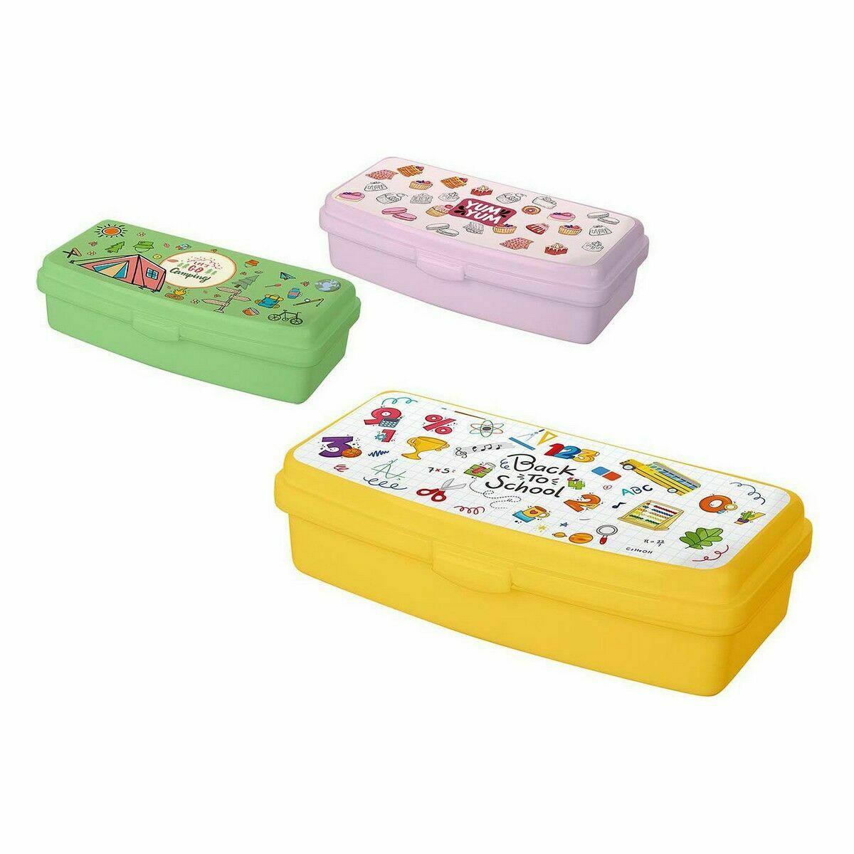 Lunchbox Titiz Multicolour 20,5 x 9,5 x 5,6 cm (12 Units)