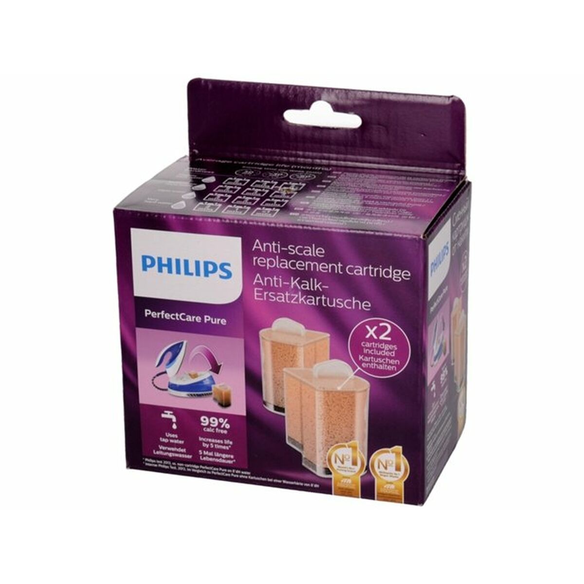 Limescale removal ampoules Philips GC002/00 (2 pcs)