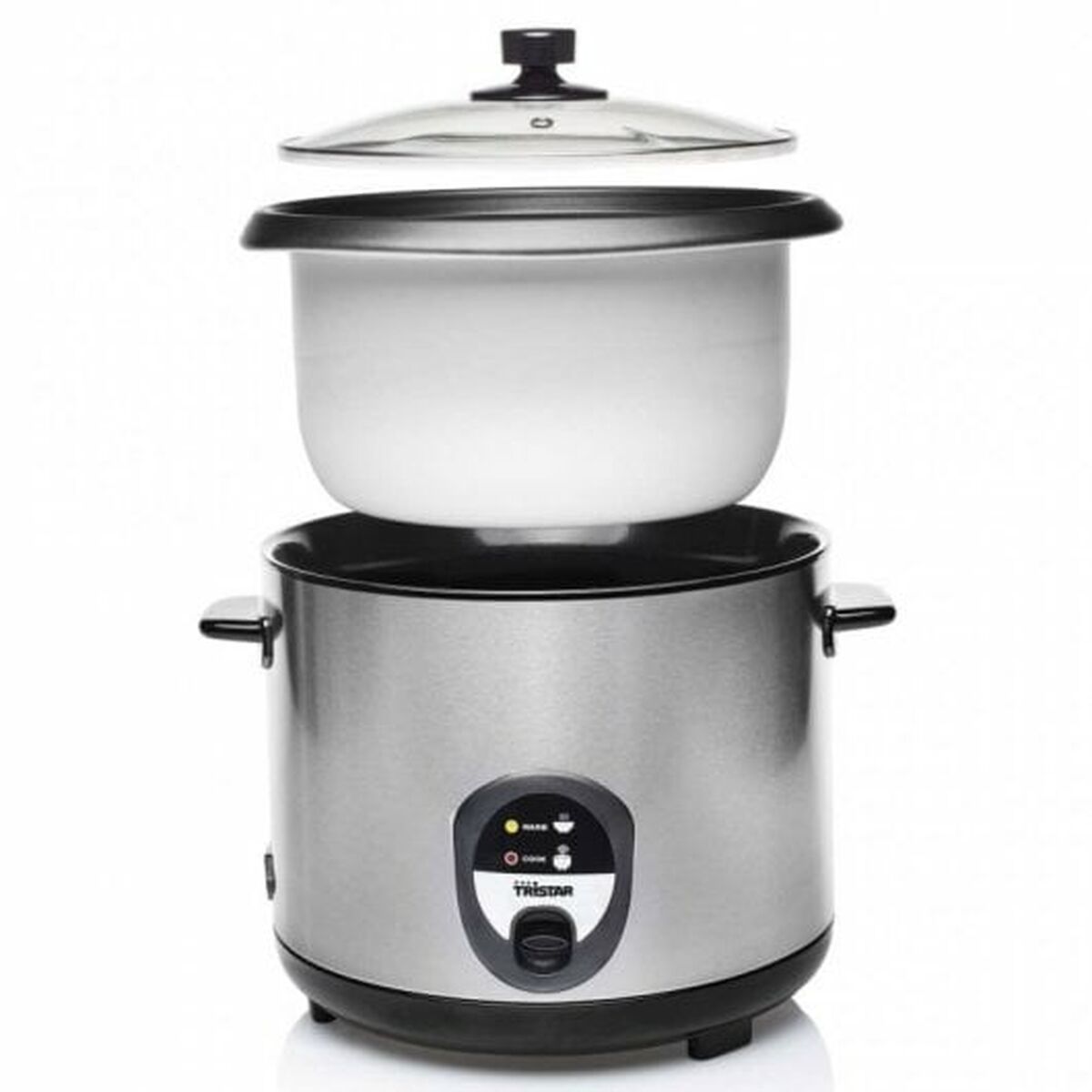 Rice Cooker Tristar RK-6129 900 W Stainless steel Silver 2,2 L