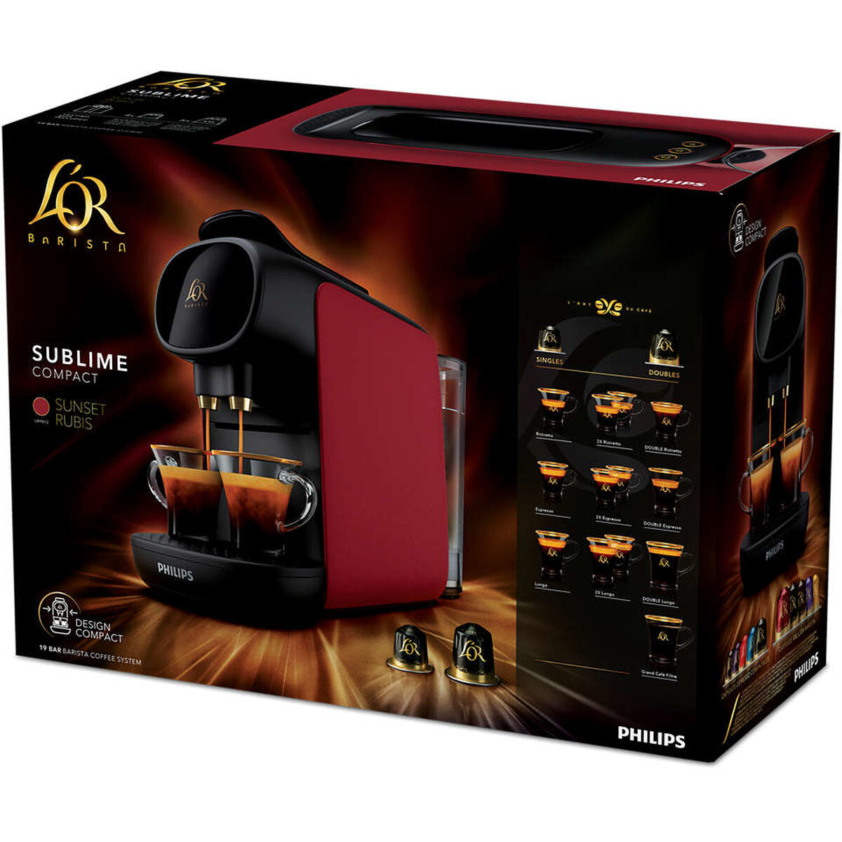 Capsule Coffee Machine Philips L'Or Barista Sublime