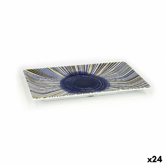 Tray La Mediterránea Irys Melamin 20 x 13 x 1,5 cm (24 Units)