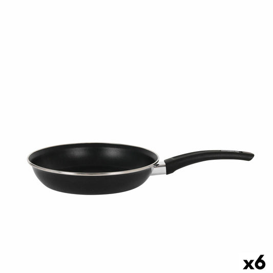 Pan Quttin Avin Enamelled Steel Black 34 x 18 x 4,5 cm (6 Units)