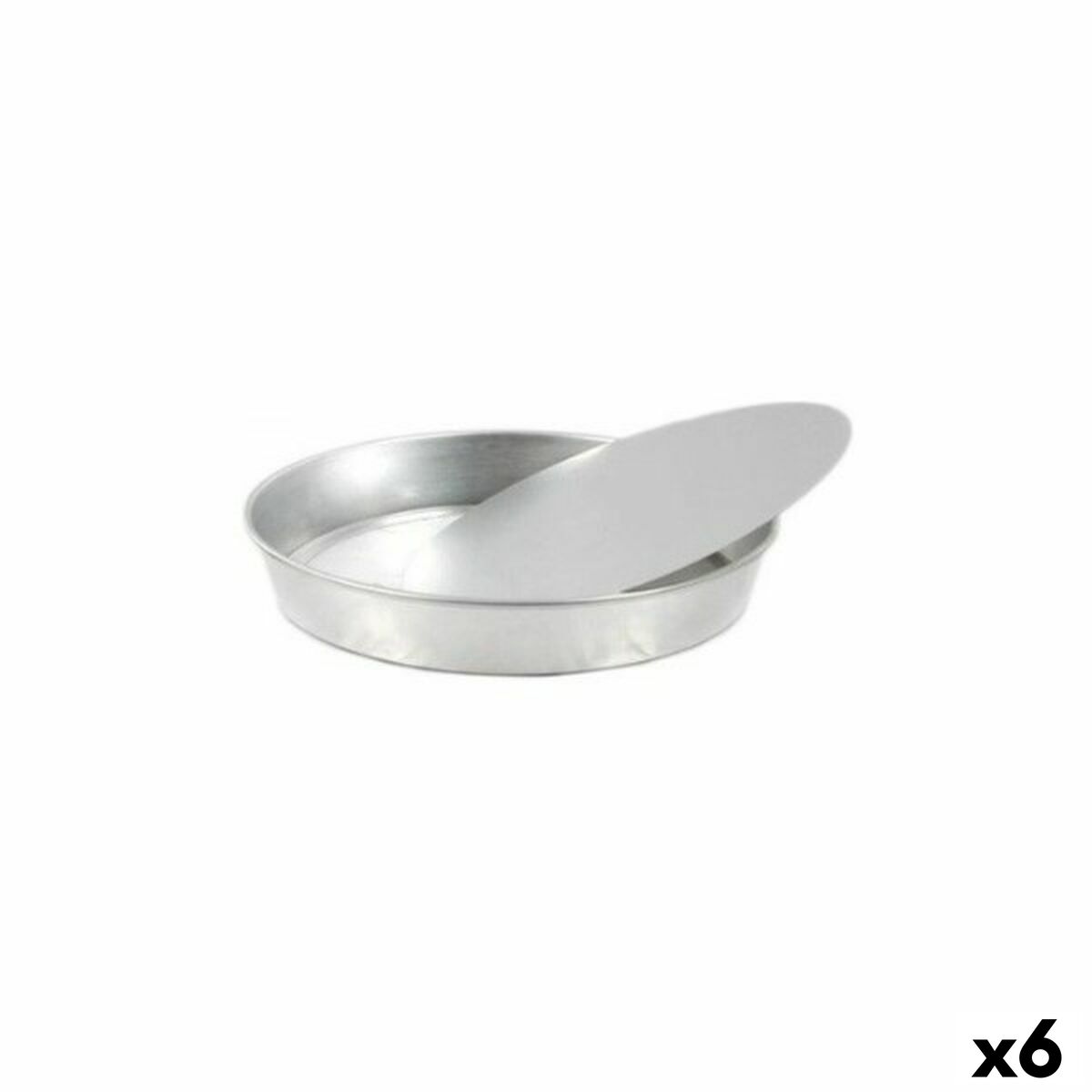 Springform Pan VR Circular Aluminium 25 x 25 x 4 cm (6 Units)