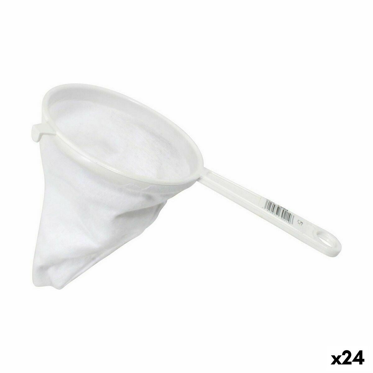 Strainer Franela White 25 x 14 x 18,5 cm (24 Units)