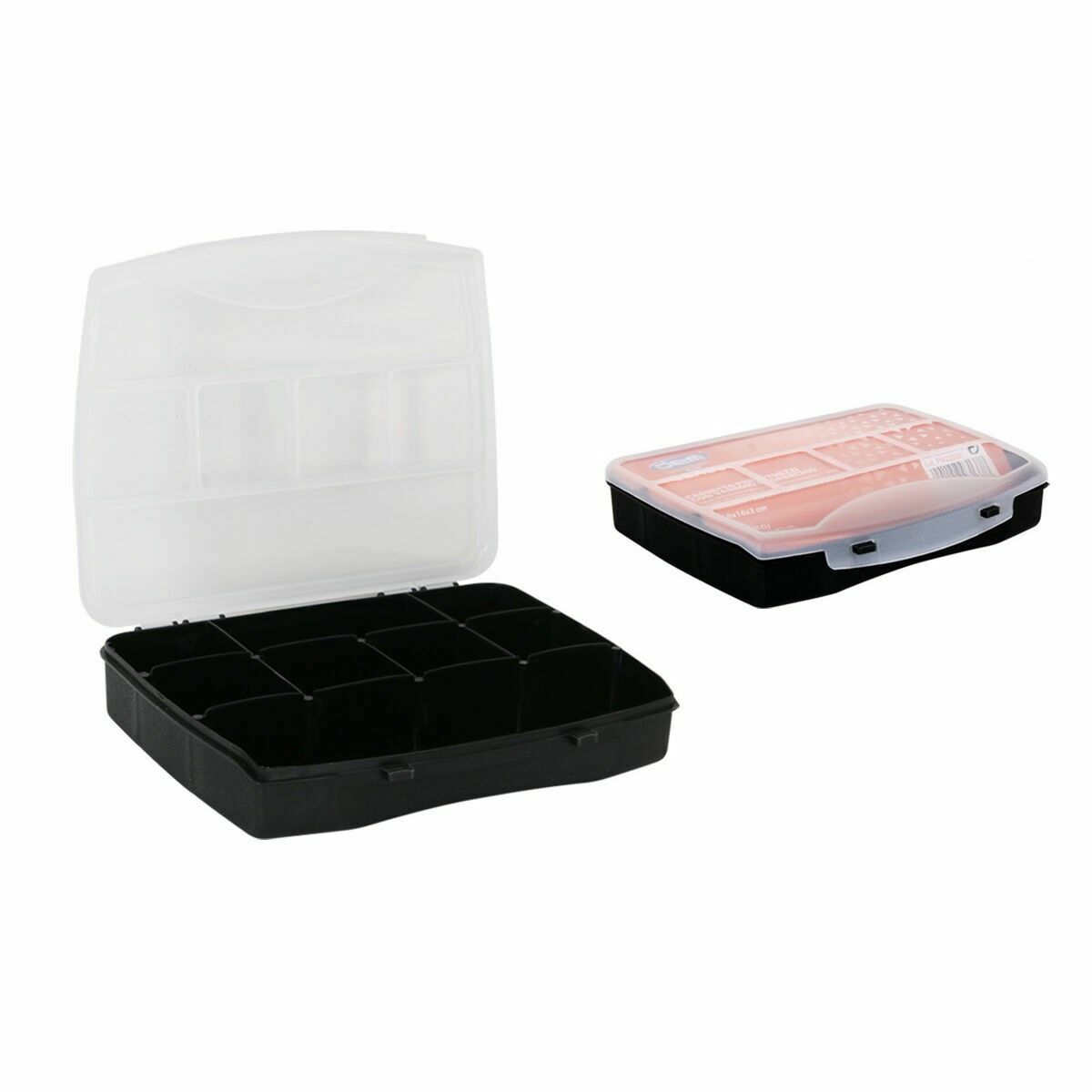 Box with compartments Dem Classic 19 x 16 x 3,5 cm (12 Units)