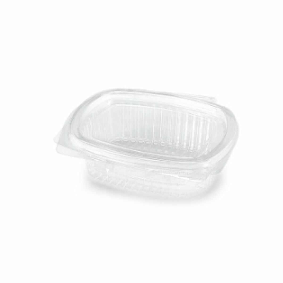 Food Preservation Container Algon Reusable 250 ml Transparent Oval 14 x 11 x 4,5 cm (12 Units)