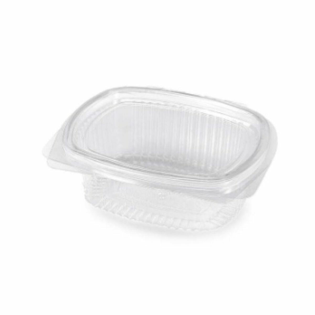 Food Preservation Container Algon Reusable 500 ml Transparent Oval 16 x 13 x 5,5 cm (12 Units)