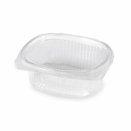 Food Preservation Container Algon Reusable 750 ml Transparent Oval 18 x 15 x 6 cm (12 Units)