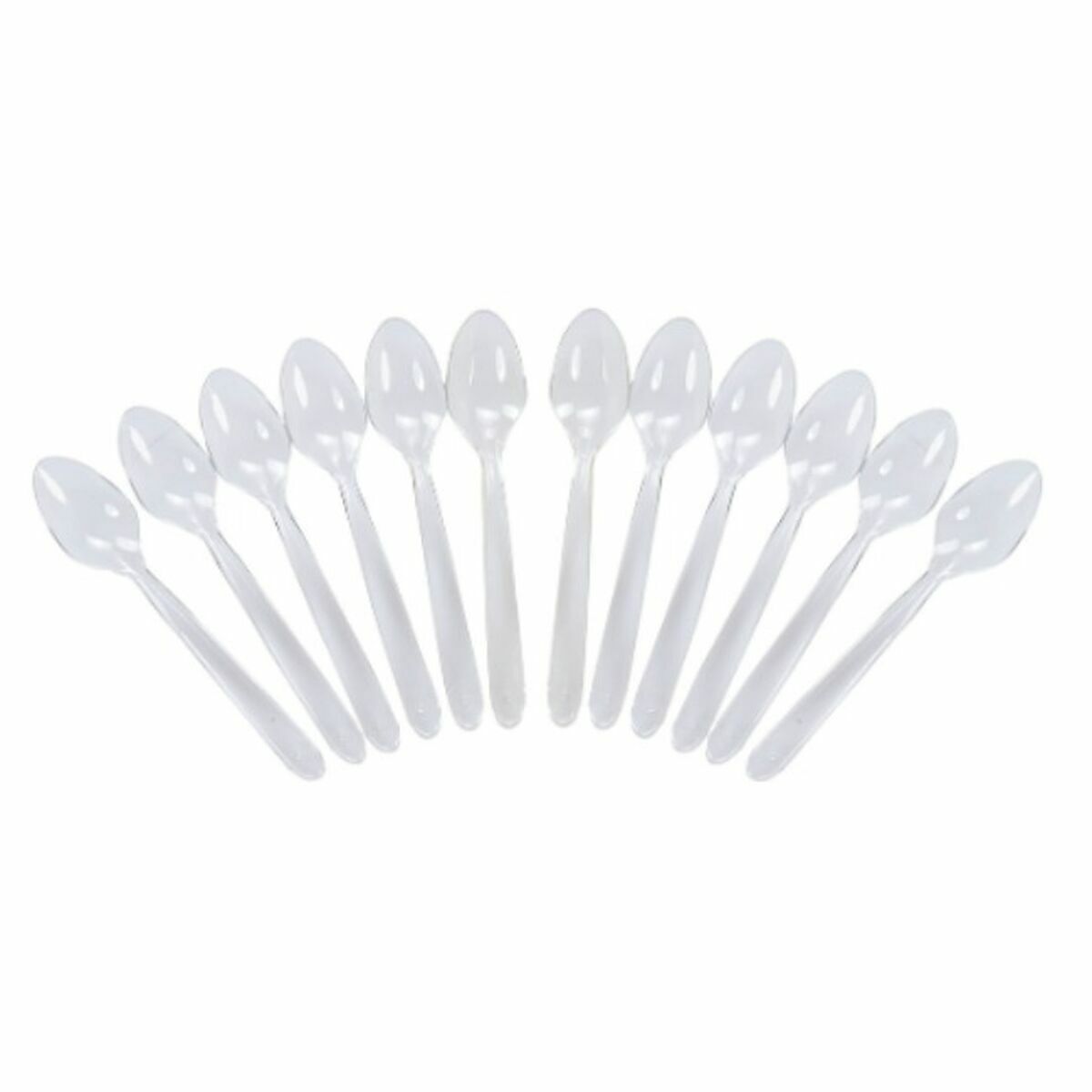 Reusable spoon set Algon Transparent 36 Units