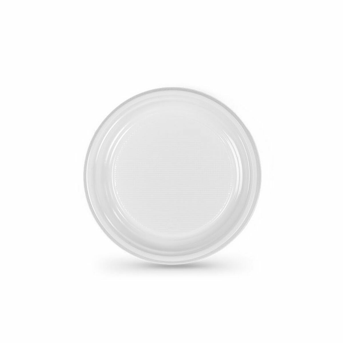 Set of reusable plates Algon White Plastic 17 x 17 x 1,5 cm (10 Units)